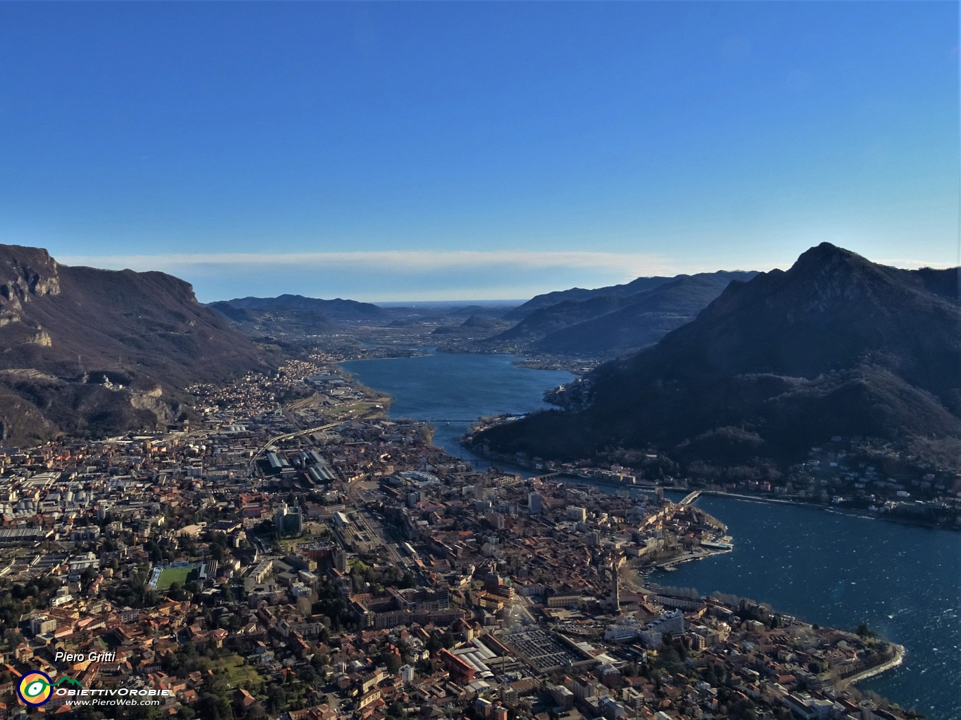 69 Dalla Madonna del Carmine (746 m) Lecco, i suoi laghi. i suoi monti.JPG -                                